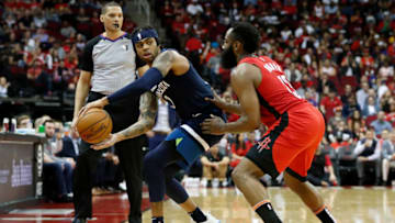 D'Angelo Russell of the Minnesota Timberwolves. (Photo by Tim Warner/Getty Images)
