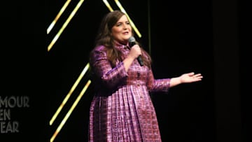 NEW YORK, NY - NOVEMBER 12: Aidy Bryant speaks onstage at the 2018 Glamour Women Of The Year Awards: Women Rise on November 12, 2018 in New York City. (Photo by Astrid Stawiarz/Getty Images for Glamour)
