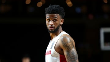 Nickeil Alexander-Walker (4) of Canada during FIBA Men's Olympic Qualifying Tournament (Photo by Mert Alper Dervis/Anadolu Agency via Getty Images)