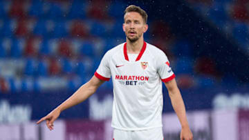 Luuk de Jong of Sevilla FC. (Photo by Diego Souto/Quality Sport Images/Getty Images)