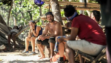 "Dirty Deed" - Aubry Bracco and James "J.T" Thomas on the fifth episode of SURVIVOR: Game Changers, airing Wednesday, March 29 (8:00-9:00 PM, ET/PT) on the CBS Television Network. Photo: Jeffrey Neira/CBS Entertainment ÃÂ©2017 CBS Broadcasting, Inc. All Rights Reserved.