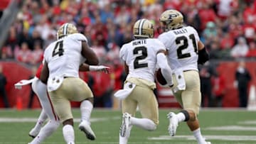 MADISON, WI - OCTOBER 14: Da'Wan Hunte
