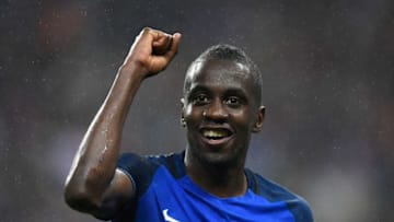 PARIS, FRANCE - JULY 03: Blaise Matuidi of France celebrates after his team's 5-2 win in the UEFA EURO 2016 quarter final match between France and Iceland at Stade de France on July 3, 2016 in Paris, France. (Photo by Mike Hewitt/Getty Images)