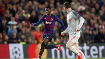 Ousmane Dembele, Liverpool. (Photo by VI Images via Getty Images)