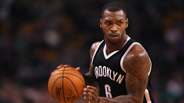 BOSTON, MA - OCTOBER 17: Sean Kilpatrick #6 of the Brooklyn Nets carries the ball against the Boston Celtics during the third quarter of the preseason game at TD Garden on October 17, 2016 in Boston, Massachusetts. NOTE TO USER: User expressly acknowledges and agrees that, by downloading and/or using this photograph, user is consenting to the terms and conditions of the Getty Images License Agreement. (Photo by Maddie Meyer/Getty Images)