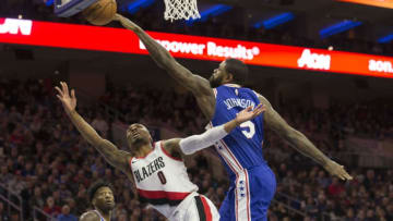 PHILADELPHIA, PA - NOVEMBER 22: Amir Johnson