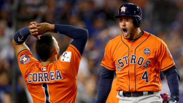 LOS ANGELES, CA - NOVEMBER 01: George Springer