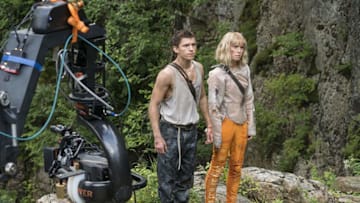 Chaos Walking filming starring Tom Holland and Daisy Ridley. Photo credit: Lionsgate.