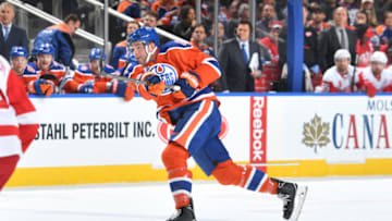 EDMONTON, AB - MARCH 4: Eric Gryba. (Photo by Andy Devlin/NHLI via Getty Images)
