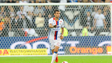 Emanuel MAMMANA of Lyon during the French Ligue 1 game between Olympique Lyonnais and Montpellier Herault at Stade de Gerland on September 21, 2016 in Lyon, France. (Photo by Jean Paul Thomas/Icon Sport ) (Photo by Jean Paul Thomas/Icon Sport via Getty Images)