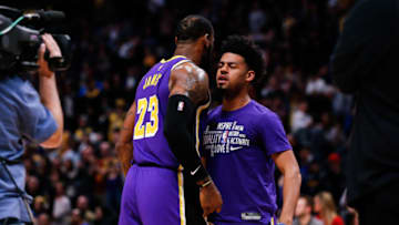 LeBron James and former Duke basketball guard Quinn Cook (Mandatory Credit: Isaiah J. Downing-USA TODAY Sports)