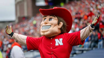 CHAMPAIGN, IL - OCTOBER 3: Nebraska Cornhuskers mascot Herbie Husker is seen during the game against the Illinois Fighting Illini at Memorial Stadium on October 3, 2015 in Champaign, Illinois. Illinois defeated Nebraska 14-13. (Photo by Michael Hickey/Getty Images)