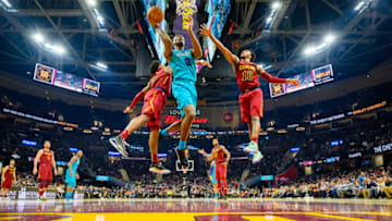 Cleveland Cavaliers Darius Garland, Collin Sexton. (Photo by Jason Miller/Getty Images)