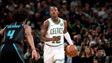 Terry Rozier Boston Celtics (Photo by Brian Babineau/NBAE via Getty Images)