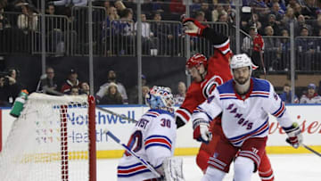 Henrik Lundqvist, New York Rangers. (Photo by Bruce Bennett/Getty Images)