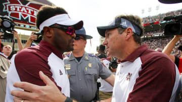 STARKVILLE, MS - NOVEMBER 5: Head coach Kevin Sumlin of the Texas A