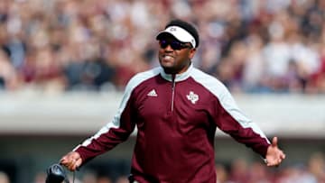 STARKVILLE, MS - NOVEMBER 5: Head coach Kevin Sumlin of the Texas A