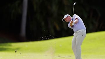 HONOLULU, HI - JANUARY 10: Brian Stuard of the United States plays a shot on the tenth hole during the first round of the Sony Open In Hawaii at Waialae Country Club on January 10, 2019 in Honolulu, Hawaii. (Photo by Kevin C. Cox/Getty Images)
