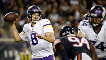 CHICAGO, IL - OCTOBER 09: Quarterback Sam Bradford