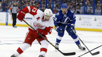 TAMPA, FL - APRIL 13: Pavel Datsyuk