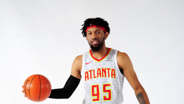 DeAndre' Bembry #95 of the Atlanta Hawks (Photo by Scott Cunningham/NBAE via Getty Images)