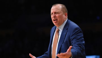 LOS ANGELES, CA - APRIL 06: Head coach Tom Thibodeau of the Minnesota Timberwolves. (Photo by Jayne Kamin-Oncea/Getty Images)
