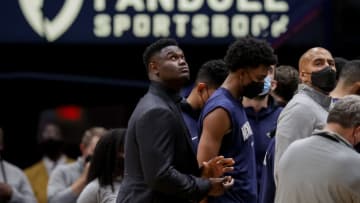 New Orleans Pelicans forward Zion Williamson Credit: Stephen Lew-USA TODAY Sports