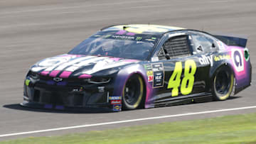 INDIANAPOLIS, INDIANA - SEPTEMBER 07: Jimmie Johnson, driver of the #48 Ally Chevrolet (Photo by Matt Sullivan/Getty Images)