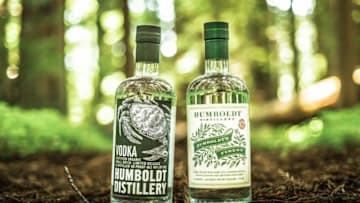 #1 selling organic vodka in California, Humboldt Organic Vodka and the second is an infused vodka made with Humboldt County's most iconic export, Humboldt's Finest Hemp Infused Vodka. Image courtesy Humboldt
