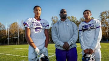 Former Ohio State and NFL football player Lorenzo Styles is currently a defensive backs coach at Pickerington Central where his sons, Lorenzo Jr., right, is a senior wide receiver and Sonny is a sophomore defensive back.Football A Family Sport For Styles
