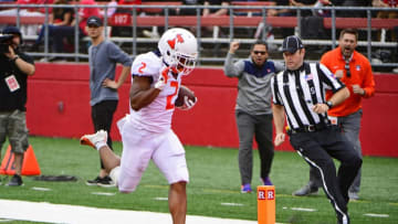 PISCATAWAY, NJ - OCTOBER 06: Reggie Corbin #2 of the Illinois Fighting Illini runs in for a touchdown against the Rutgers Scarlet Knights during the second quarter at HighPoint.com Stadium on October 6, 2018 in Piscataway, New Jersey. (Photo by Corey Perrine/Getty Images)