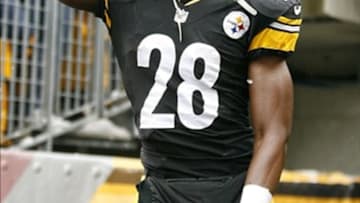 December 30, 2012; Pittsburgh, PA, USA; Pittsburgh Steelers cornerback Cortez Allen (28) reacts as he takes the field against the Cleveland Browns during the first quarter at Heinz Field. The Pittsburgh Steelers won 24-10. Mandatory Credit: Charles LeClaire-USA TODAY Sports