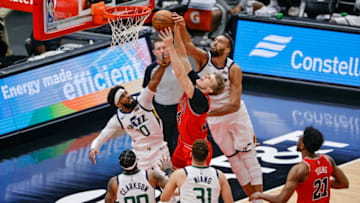 Lauri Markkanen vs Utah Jazz (Kamil Krzaczynski-USA TODAY Sports)