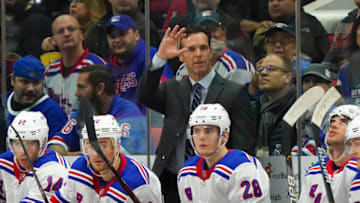 New York Rangers head coach David Quinn l. Mandatory Credit: James Guillory-USA TODAY Sports