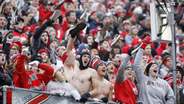 Ohio State football fans. (Photo by Joe Robbins/Getty Images)