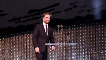 LONDON, ENGLAND - DECEMBER 10: Robert Pattinson on stage during The Fashion Awards 2018 In Partnership With Swarovski at Royal Albert Hall on December 10, 2018 in London, England. (Photo by Tristan Fewings/BFC/Getty Images)