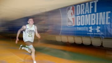 Kyle Guy, 2019 NBA Draft Combine, OKC Thunder (Photo by Jeff Haynes/NBAE via Getty Images)