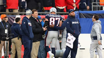FOXBOROUGH, MA - JANUARY 21: Rob Gronkowski