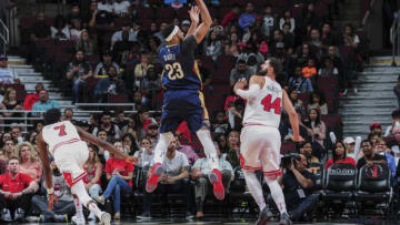CHICAGO, IL - : Anthony Davis (Photo by Scott Cunningham/NBAE via Getty Images)