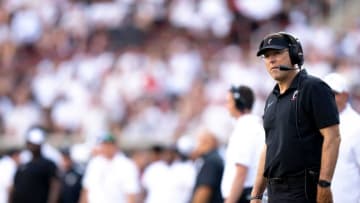 Cincinnati Bearcats head coach Scott Satterfield against the Eastern Kentucky Colonels at Nippert Stadium.