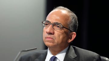 Carlos Cordeiro, member of the management board at BHP Billiton Ltd., attends the annual general meeting (AGM) of BHP Billiton Plc in London, U.K., on Thursday, Oct. 25, 2012. BHP Billiton Ltd., the world's largest mining company, expects China's growth to decline to about 7 percent to 8 percent this year and stay at this level for the next decade as the nation becomes a consumer-led economy. Photographer: Simon Dawson/Bloomberg via Getty Images