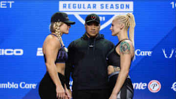 Kayla Harrison and Cindy Dandois