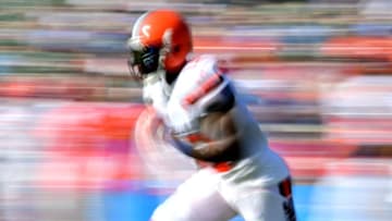 CARSON, CA - DECEMBER 03: Josh Gordon #12 of the Cleveland Browns warms up prior to the game against the Los Angeles Chargers at StubHub Center on December 3, 2017 in Carson, California. (Photo by Harry How/Getty Images)