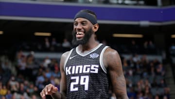 SACRAMENTO, CA - MARCH 7: JaKarr Sampson #29 of the Sacramento Kings looks on during the game against the New Orleans Pelicans on March 7, 2018 at Golden 1 Center in Sacramento, California. NOTE TO USER: User expressly acknowledges and agrees that, by downloading and or using this Photograph, user is consenting to the terms and conditions of the Getty Images License Agreement. Mandatory Copyright Notice: Copyright 2018 NBAE (Photo by Rocky Widner/NBAE via Getty Images)