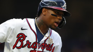 Ronald Acuna Jr., Atlanta Braves. (Photo by Todd Kirkland/Getty Images)