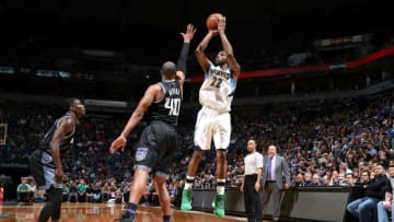 MINNEAPOLIS, MN - APRIL 1: Andrew Wiggins Photo by David Sherman/NBAE via Getty Images)
