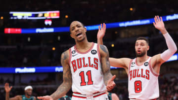 DeMar DeRozan, Zach LaVine, Chicago Bulls, NBA Players Tier List (Photo by Michael Reaves/Getty Images)