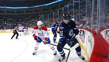 WINNIPEG, MB - JANUARY 11: Drew Stafford