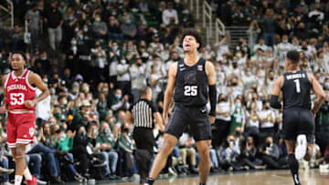 The Spartans hope to win their second straight when they take on Penn State at 6:30 PM EST tonight (Photo by Rey Del Rio/Getty Images)