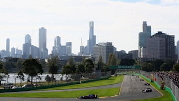 MELBOURNE, AUSTRALIA - MARCH 26: Carlos Sainz of Spain driving the (55) Scuderia Toro Rosso STR12 on track during the Australian Formula One Grand Prix at Albert Park on March 26, 2017 in Melbourne, Australia. (Photo by Clive Mason/Getty Images)